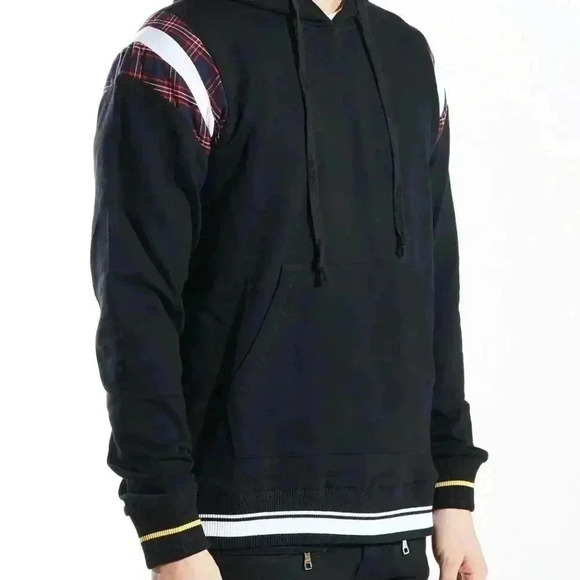 EMBELLISH HOCKNEY HOODIE (BLACK) - Picture 4 of 8